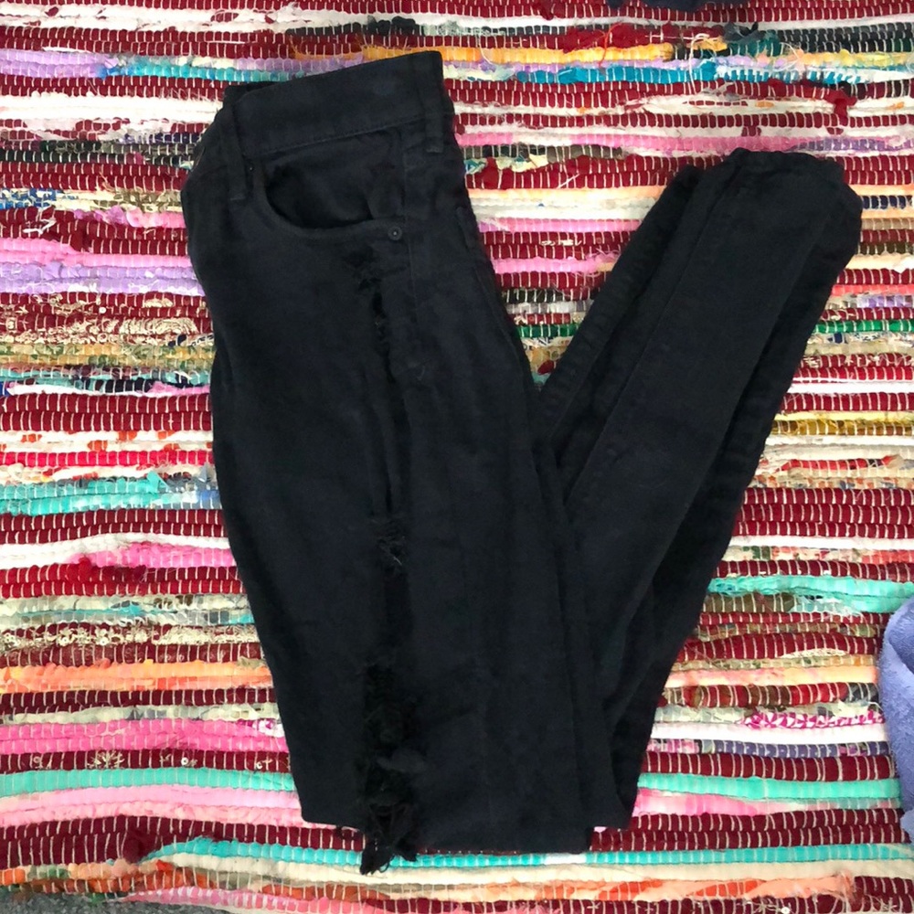Black Ripped Jeans (Express)